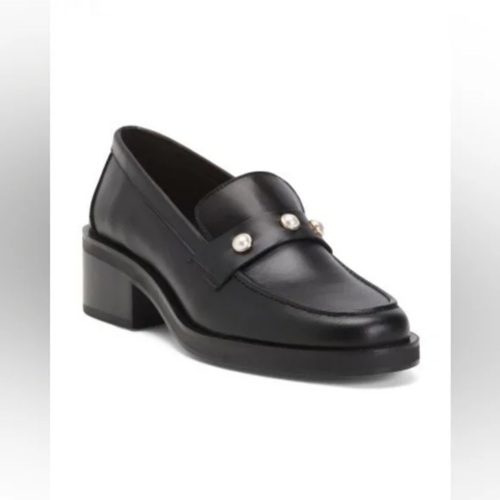 Cruza Leather Loafers with Pearls - Size 11 - New in Box - Picture 3 of 4